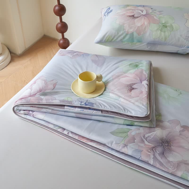 Couette légère et rafraîchissante « Fleur en fleurs »