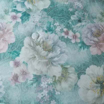 Couverture rafraîchissante élégante et respirante avec motif floral