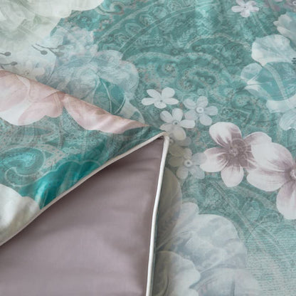 Couverture rafraîchissante élégante et respirante avec motif floral