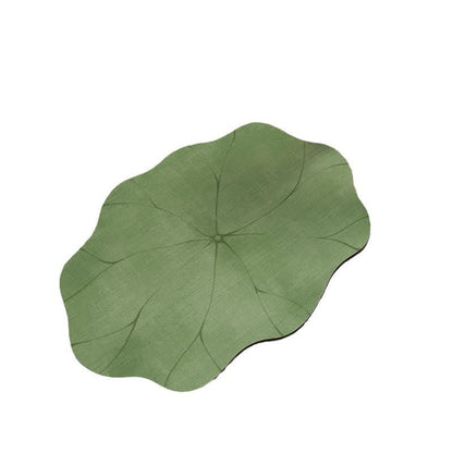 Tapis de bain antidérapant en boue de diatomées à feuilles de lotus