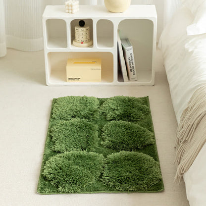 Tapis de bain antidérapant absorbant l'eau de couleur unie