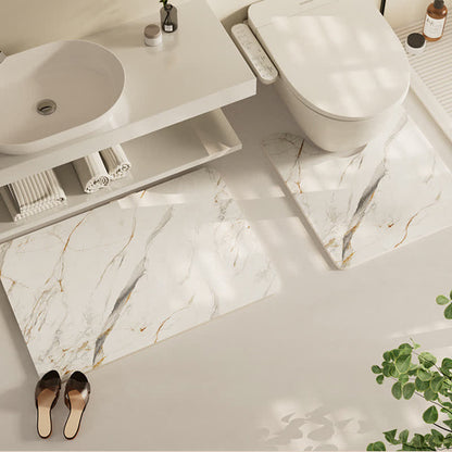 Tapis de bain texturé moderne, à séchage rapide et antidérapant