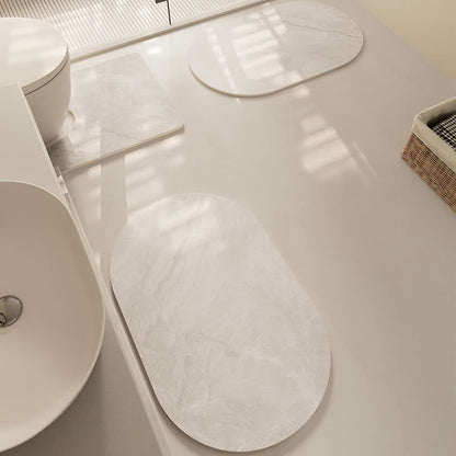 Tapis de bain texturé moderne, à séchage rapide et antidérapant