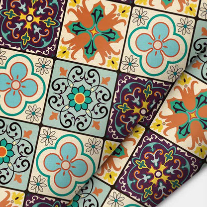 Tapis de bain antidérapant coloré rétro en boue de diatomées