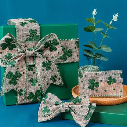 Ruban décoratif en forme de trèfle pour la Saint-Patrick
