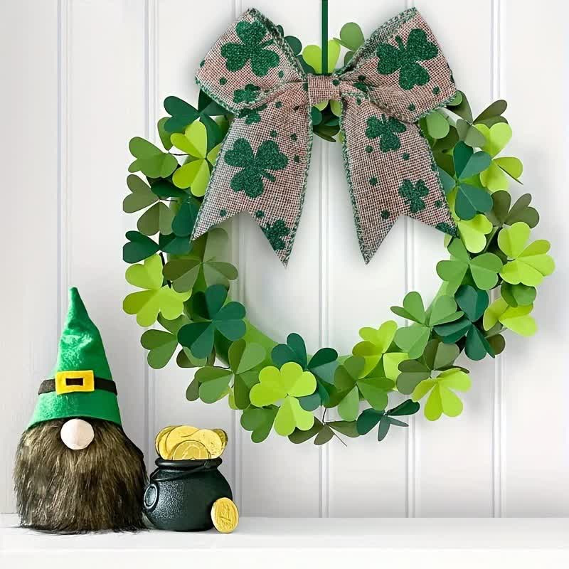 Ruban décoratif en forme de trèfle pour la Saint-Patrick