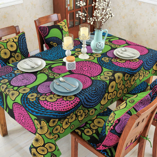Nappe colorée de style ethnique