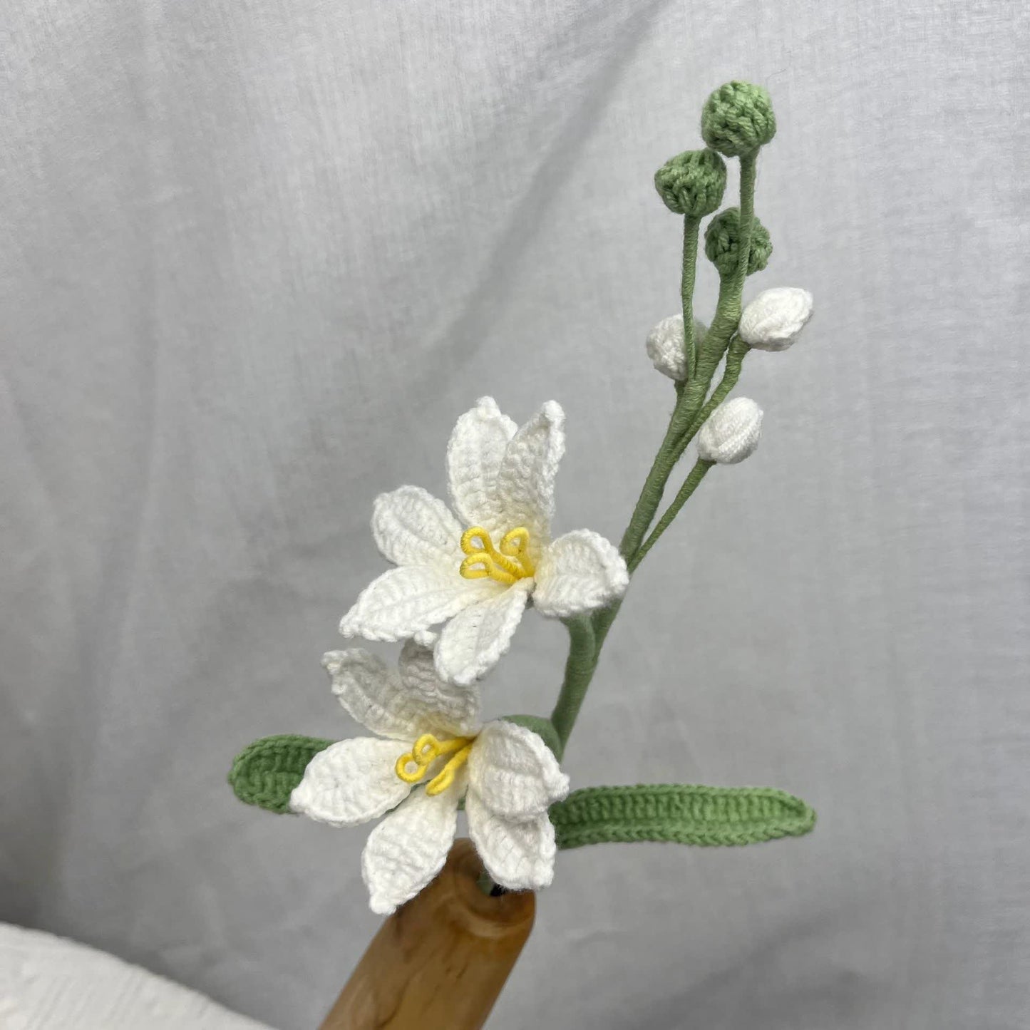 Bouquet de Montbretia tricoté et crocheté à la main