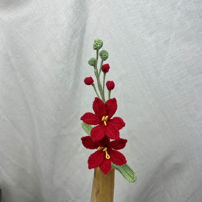 Bouquet de Montbretia tricoté et crocheté à la main