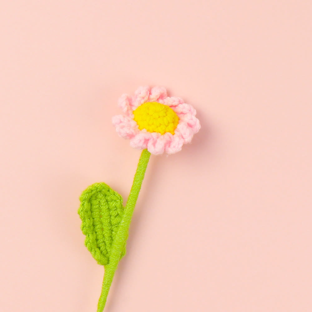 Magnifique bouquet de marguerites tricoté à la main au crochet