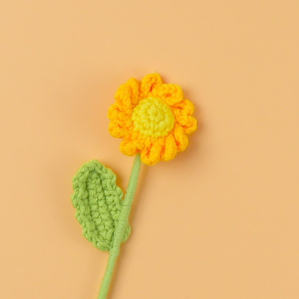 Magnifique bouquet de marguerites tricoté à la main au crochet