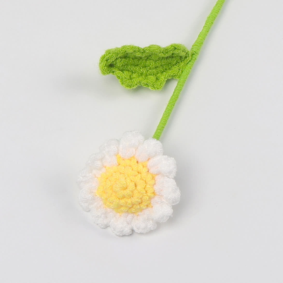 Magnifique bouquet de marguerites tricoté à la main au crochet