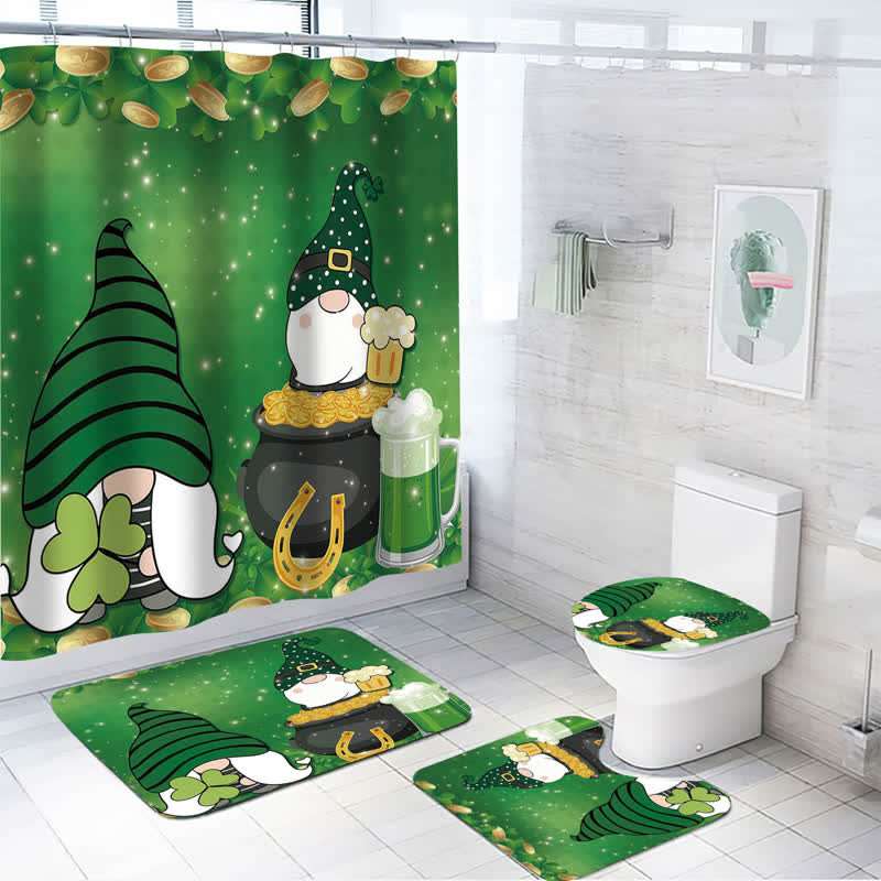 Rideau de douche imperméable pour la Saint-Patrick