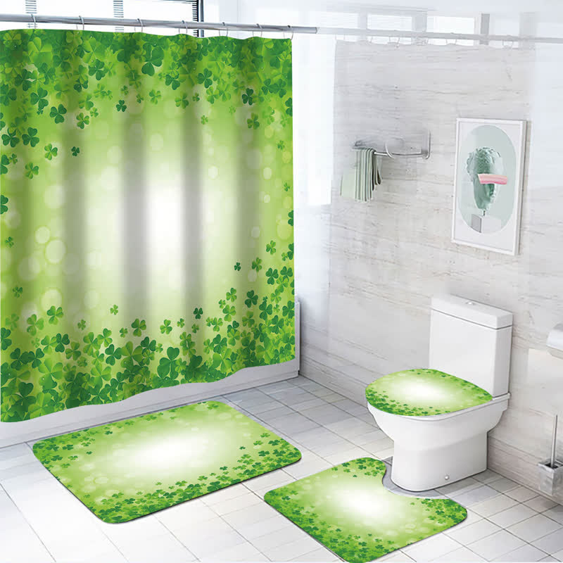Rideau de douche imperméable pour la Saint-Patrick