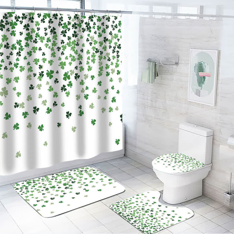 Rideau de douche imperméable pour la Saint-Patrick