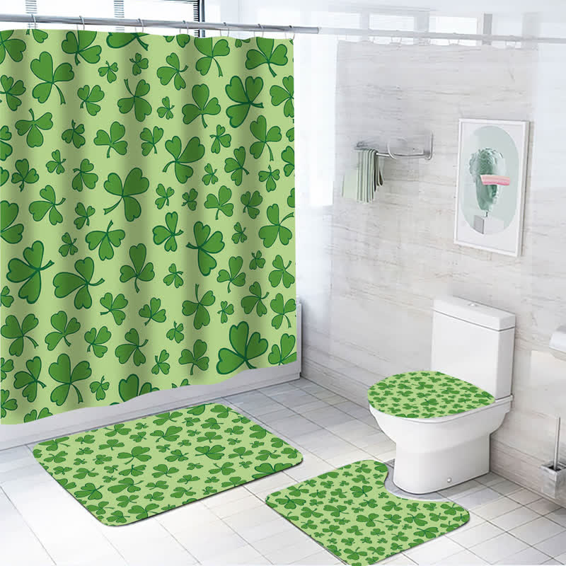 Rideau de douche imperméable pour la Saint-Patrick