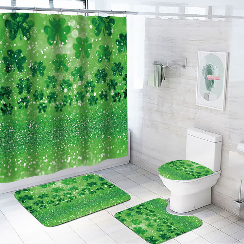 Rideau de douche imperméable pour la Saint-Patrick