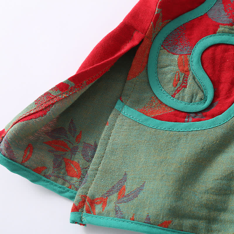 Ensemble de nuit en gaze de coton jacquard à motif grenade