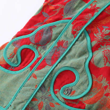 Ensemble de nuit en gaze de coton jacquard à motif grenade