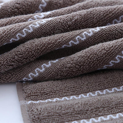 Ensemble de serviettes de bain rayées Ownkoti