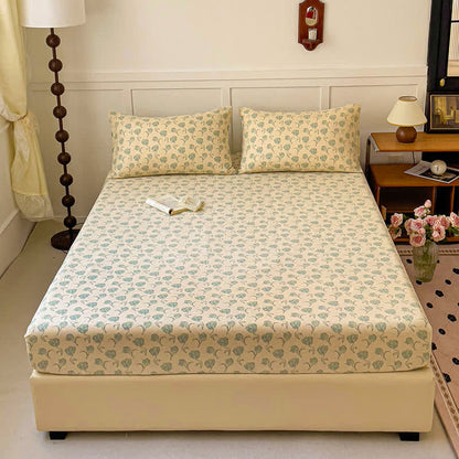 Drap-housse respirant en gaze de coton pastoral