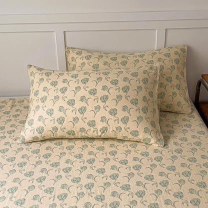 Drap-housse respirant en gaze de coton pastoral