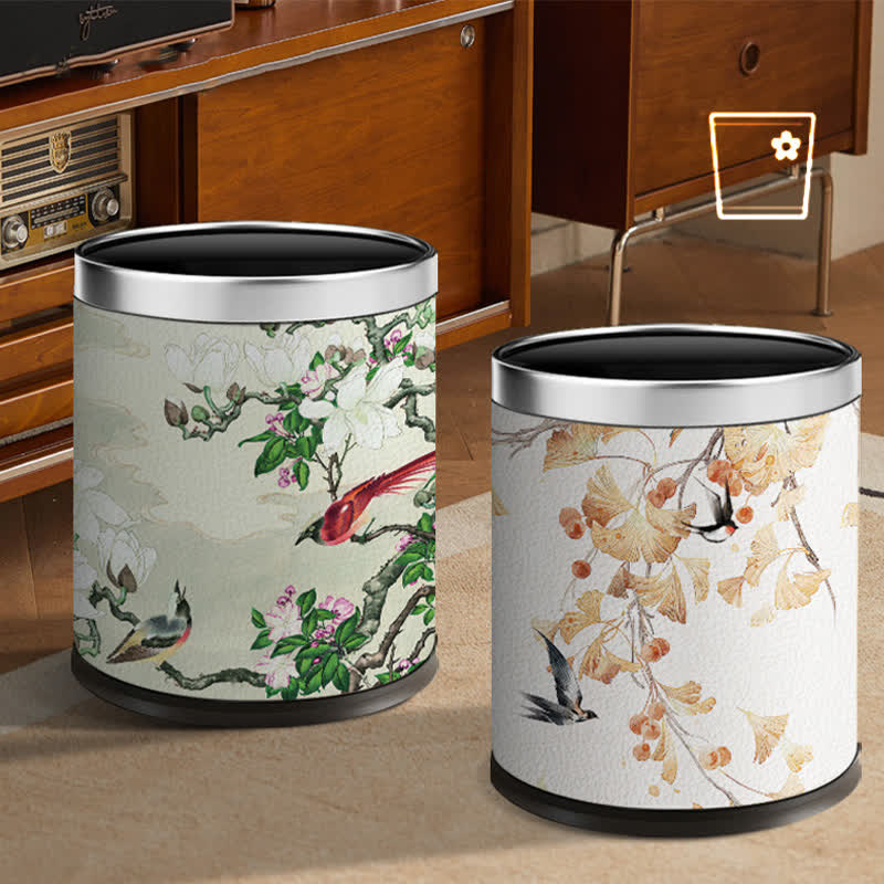 Corbeille à papier rurale, double couche et durable