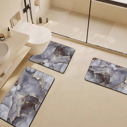 Tapis de bain de luxe moderne en boue de diatomées