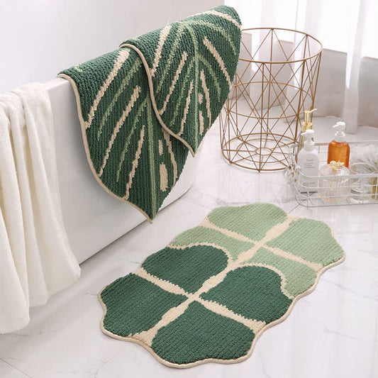 Tapis de sol antidérapant en forme de trèfle à quatre feuilles