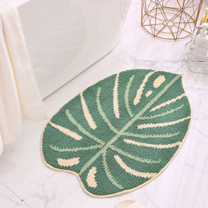 Tapis de sol antidérapant en forme de trèfle à quatre feuilles