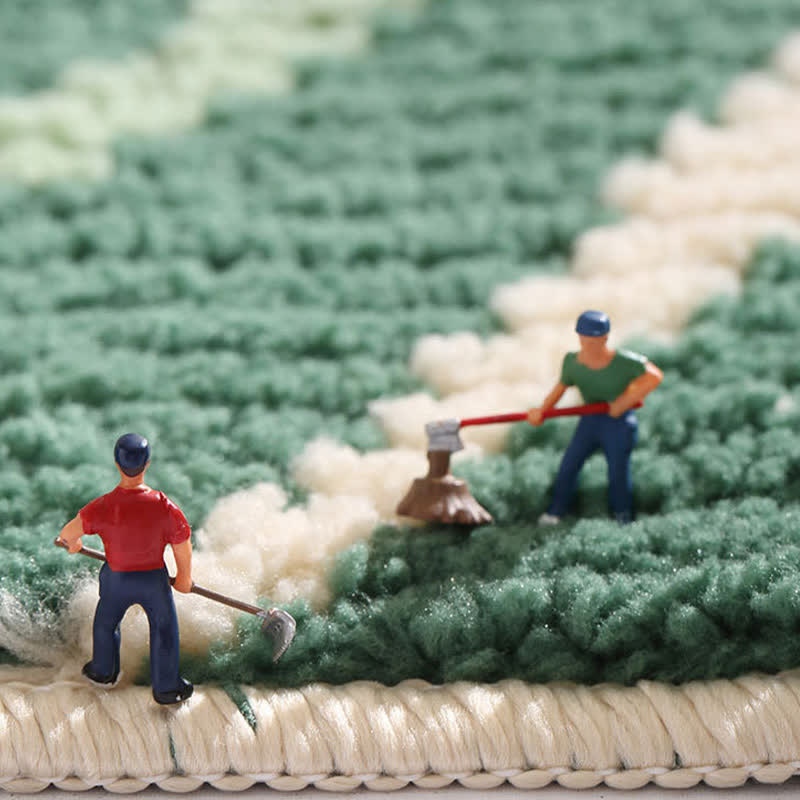 Tapis de sol antidérapant en forme de trèfle à quatre feuilles