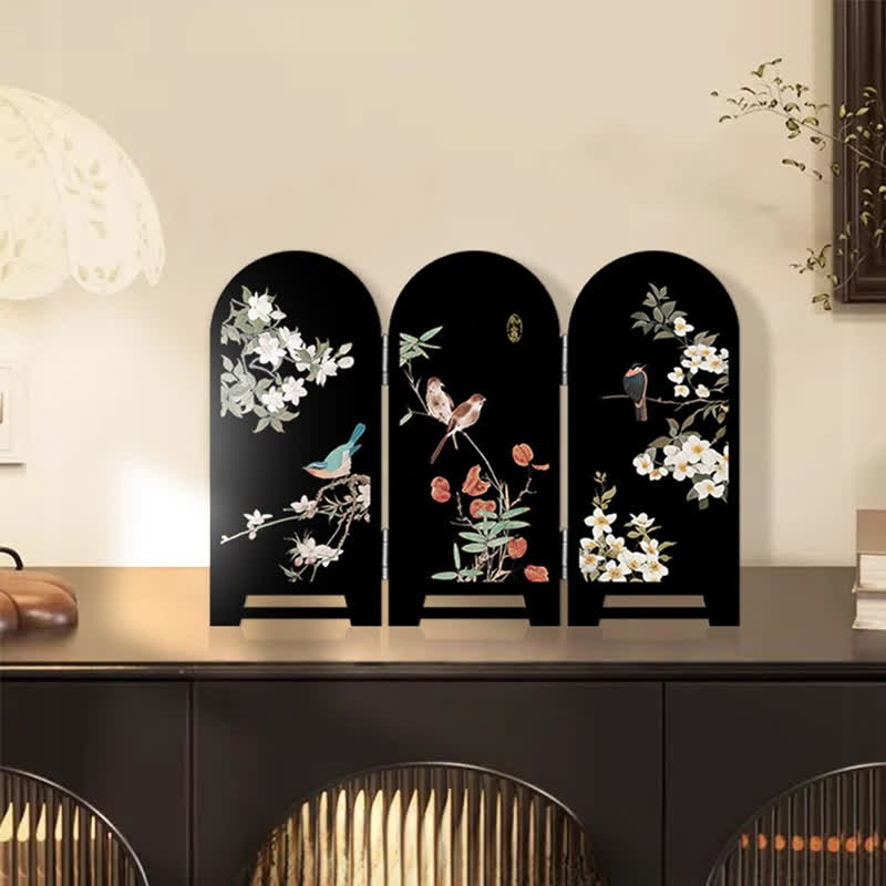 Paravent rétro décoratif pour bureau