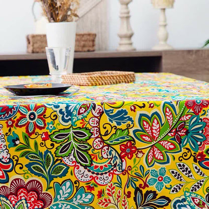 Nappe à motif floral bohème vintage