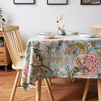 Nappe à motif floral bohème vintage