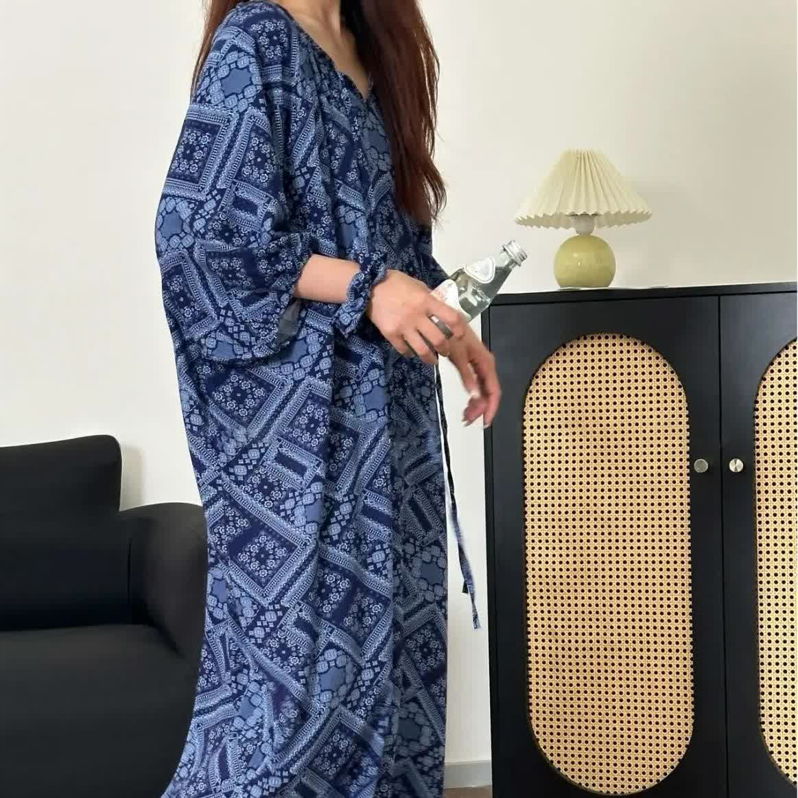 Ensemble de vêtements de nuit marocains amples grande taille