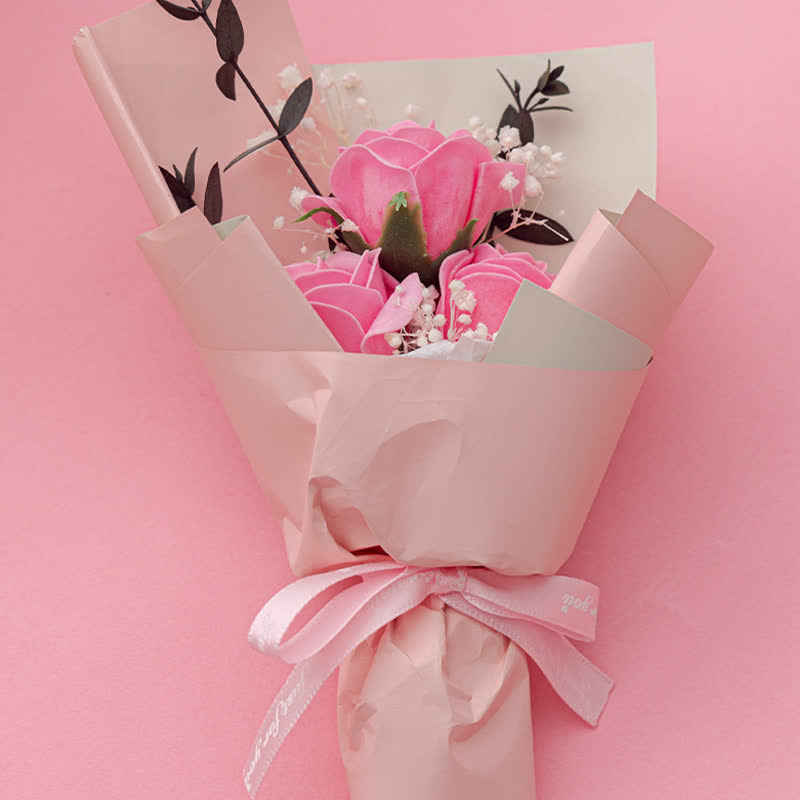 Emballage cadeau rose pour anniversaire et Noël
