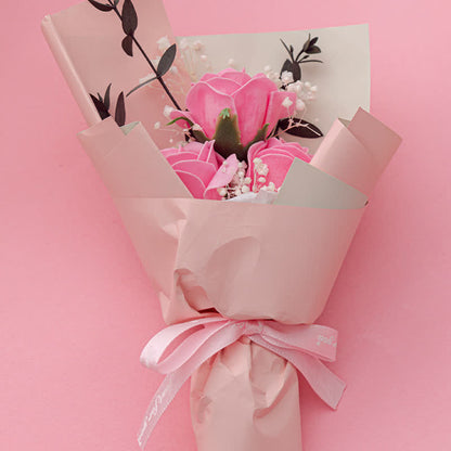 Emballage cadeau rose pour anniversaire et Noël