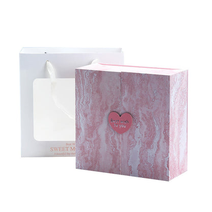 Emballage cadeau rose pour anniversaire et Noël