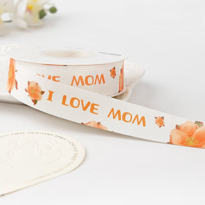 Coffret cadeau fête des mères avec bouquet et ruban de satin