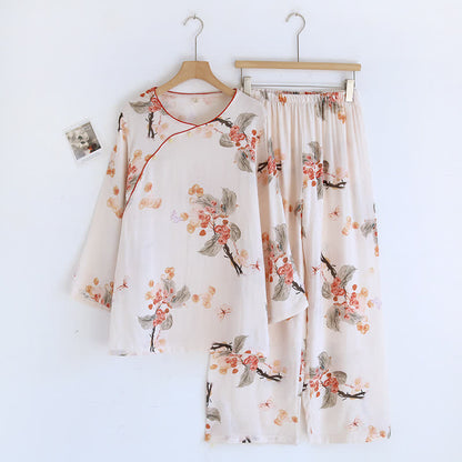 Ensemble pyjama Hawthorn en fibre de bambou