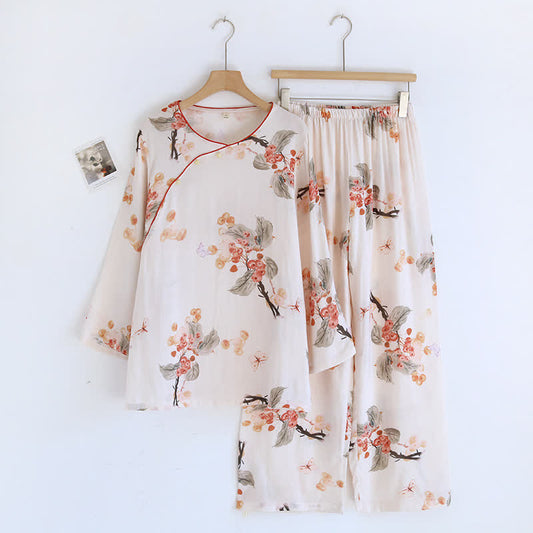 Ensemble pyjama Hawthorn en fibre de bambou