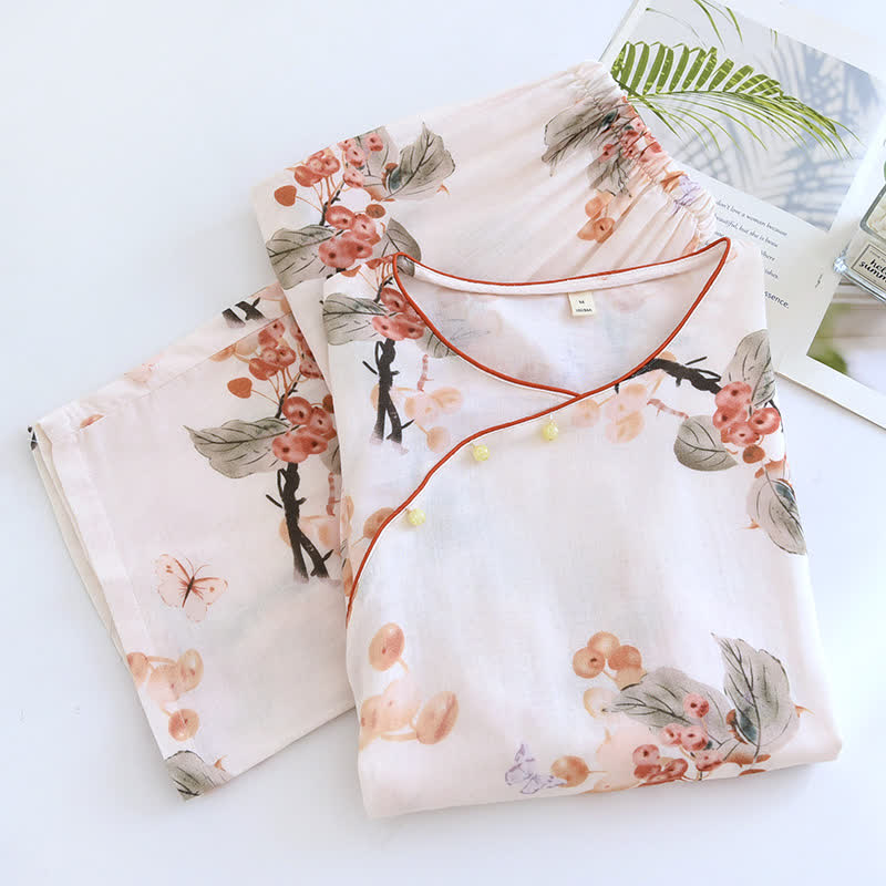 Ensemble pyjama Hawthorn en fibre de bambou