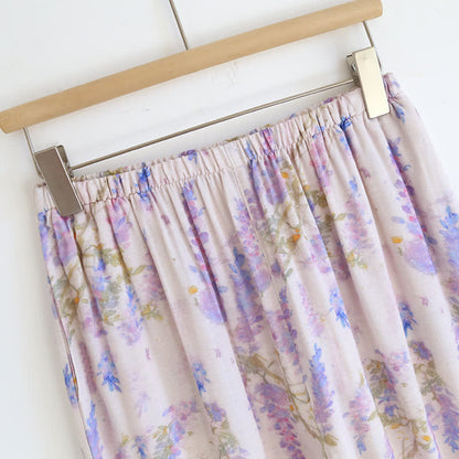 Ensemble de pyjama en fibre de bambou Rural Wisteria