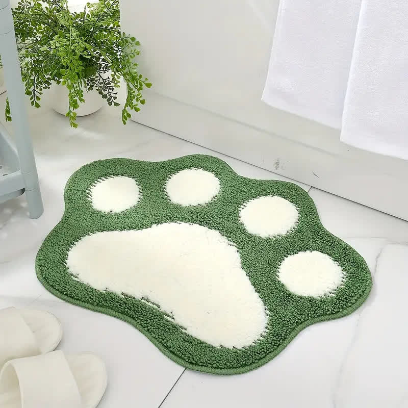 Tapis de sol absorbant avec de jolies pattes de dessin animé