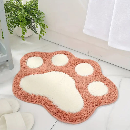 Tapis de sol absorbant avec de jolies pattes de dessin animé