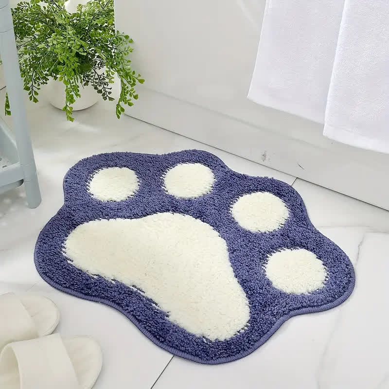 Tapis de sol absorbant avec de jolies pattes de dessin animé