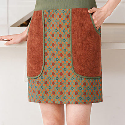 Gilet imperméable en pur coton de style vintage