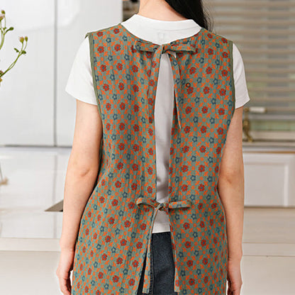 Gilet imperméable en pur coton de style vintage