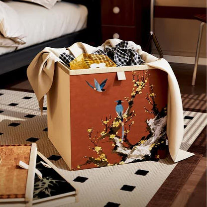 Organiseur cube pliable en tissu Oxford vintage