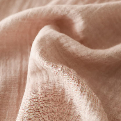Couette en gaze de coton double épaisseur unie